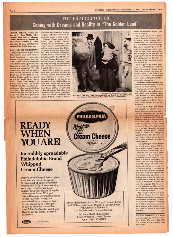 Haiblum - 1976 - Coping with Dreams and Reality in The Golden Land.pdf