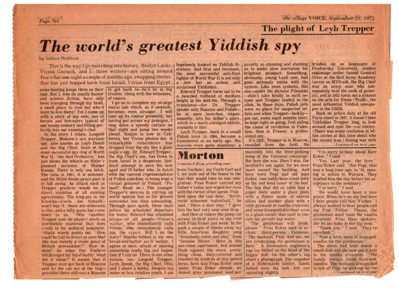 Haiblum - 1972 - The plight of Leyb Trepper The world's greatest Yiddish spy.pdf