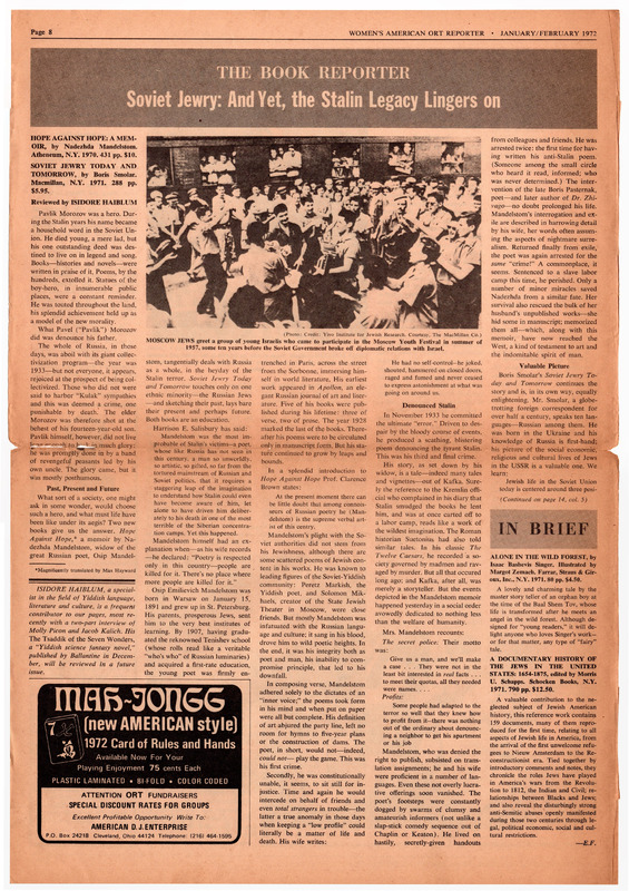 Haiblum - 1972 - Soviet Jewry And Yet, the Stalin Legacy Lingers on.pdf