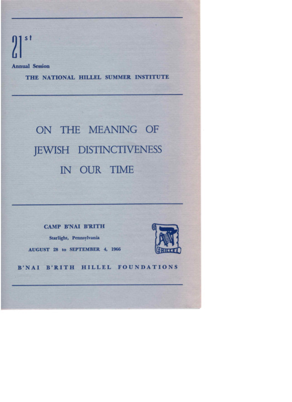 hillel summer institute_meaning of jewish distinctiveness.pdf