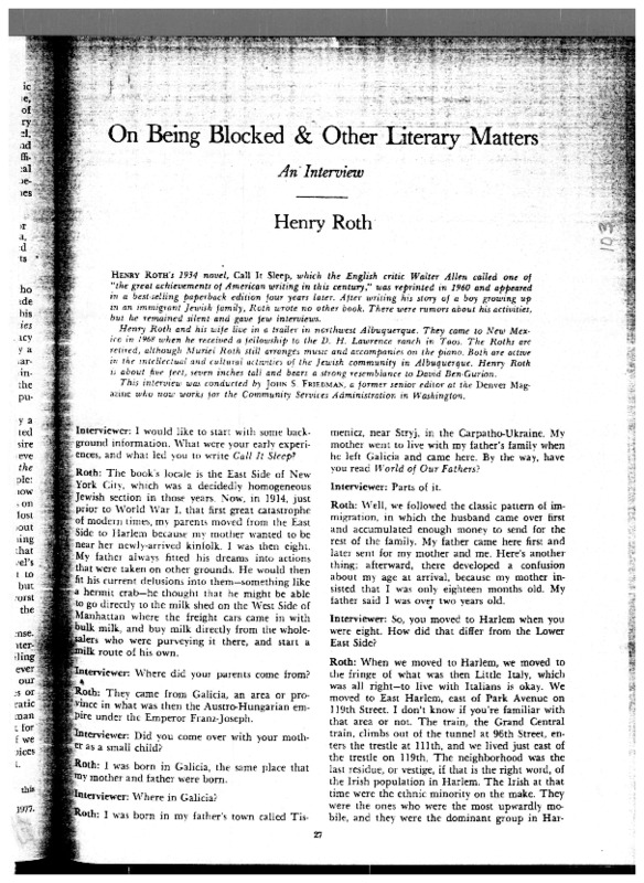 henry roth on being blocked.pdf