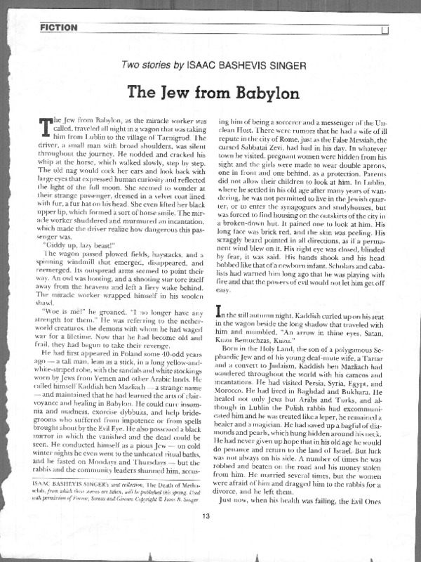 The Jew from Babylon