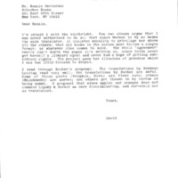 David Roskies to Bonnie Fetterman—July 16, 1991
