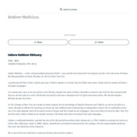 Isidore Haiblum Obituary (2012) - New York, NY - New York Times.pdf