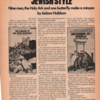 Haiblum - 1975 - Science Fiction, Jewish Style Nine Men, the Holy Ark and One Butterfly Make a Minyan.pdf