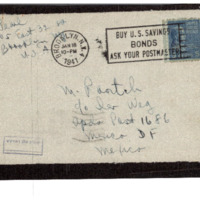 Letter from Louis Pearl (לײבל פּערלע) to Melech Ravitch, January 18, 1941